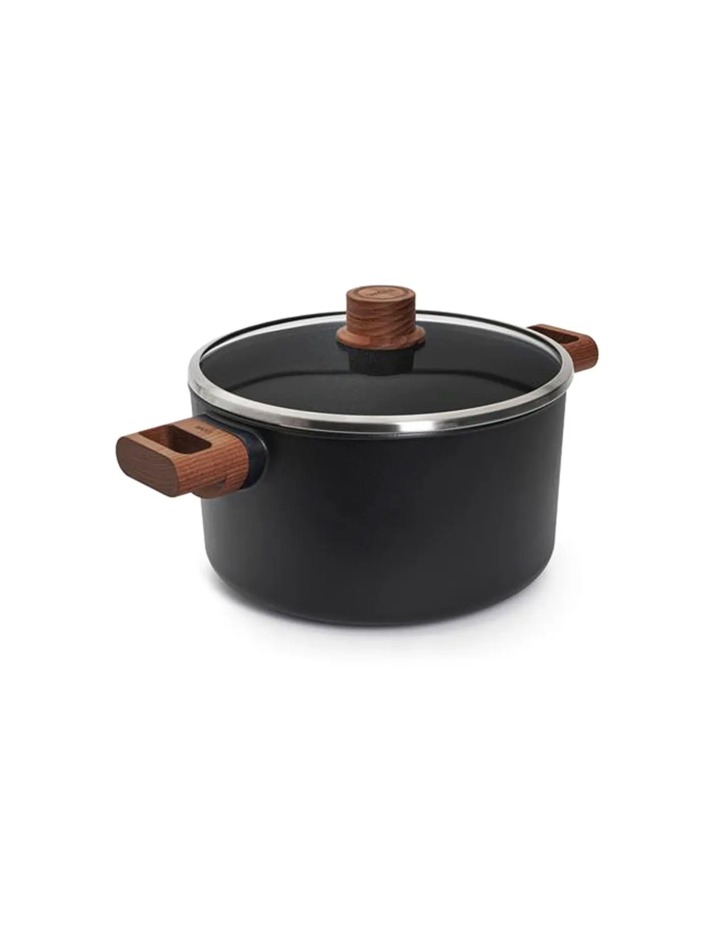 WOLL | Kochtopf mit Holzgriff 24cm ECO-LOGIC Antihaft | 